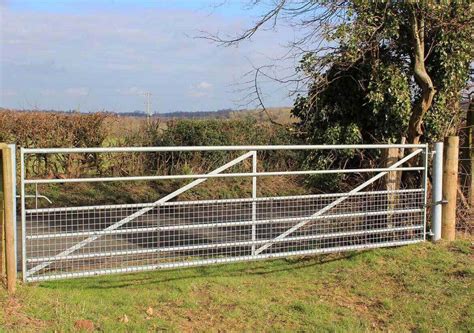 sheeted metal farm gates|heavy duty metal field gate.